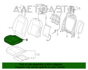 Scaun șofer Ford Ecosport 18-22, material textil, gri, manual, fără airbag, necesită curățare chimică