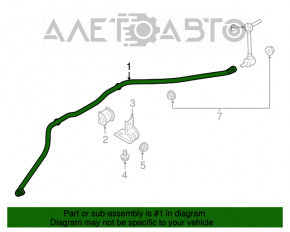 Stabilizator spate Ford Ecosport 18-22 AWD