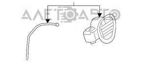 Лючок бензобака с корпусом Ford Ecosport 18-22