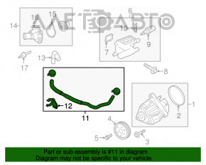 Furtunul de răcire superior Ford Ecosport 18-22 2.0