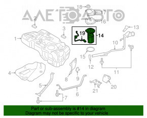 Pompă de combustibil, pompă de benzină Ford Ecosport 18-22 2.0