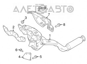 Protecția colectorului Ford Ecosport 18-22 2.0