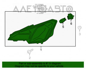 Semnalizator dreapta Ford Ecosport 18-22 fără PTF.