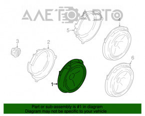 Difuzor ușă față dreapta Ford Ecosport 18-22