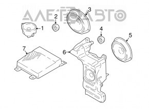 Сабвуфер Ford Ecosport 18-22