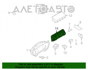 Controlul climatizării Ford Ecosport 18-22 auto fără încălzirea scaunelor