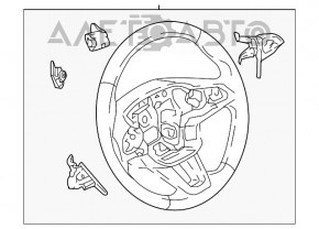 Volan gol Ford Ecosport 18-22 din piele cu încălzire.