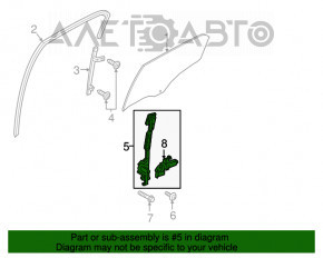 Geam electric cu motor spate dreapta Ford Ecosport 18-22