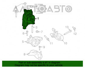 Подушка двигателя правая Ford Ecosport 18-22 2.0