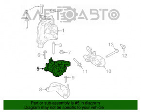 Pernele motorului stânga Ford Ecosport 18-22 2.0