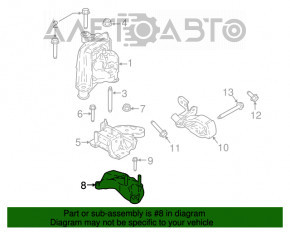 Suportul pentru perna stângă a motorului Ford Ecosport 18-22 2.0.