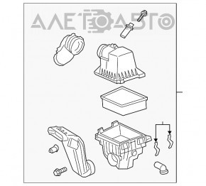 Corpul filtrului de aer Ford Ecosport 18-22 2.0