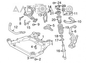 Suport amortizor asamblat dreapta față Mazda6 09-13