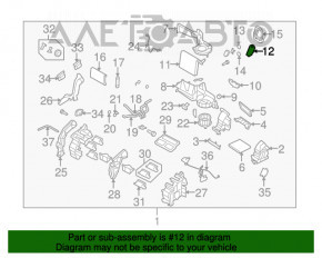 Supapa de control a aerului conditionat pentru Mazda6 09-13