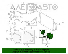 Compresorul de aer condiționat Mazda6 09-13 2.5