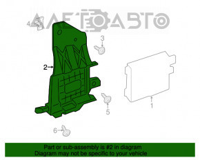 Крепление датчика слепых зон левое Ford Escape MK3 17- рест