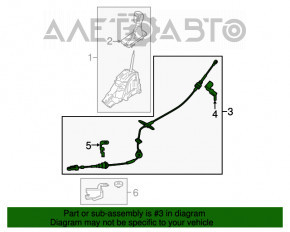 Cablu cutie de viteze Ford Escape MK3 17-19