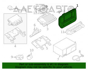 Monitor, display, navigație Ford Ecosport 18-22 cu control