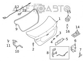 Capacul portbagajului Nissan Sentra 20-