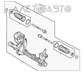 Рейка рулевая Ford Explorer 16-19