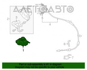 Buton de schimbare a vitezelor Ford Fusion mk5 17-20