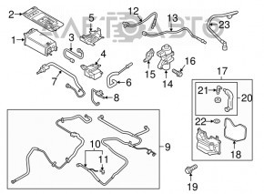 Pompa de absorbție Ford Fusion mk5 17-20