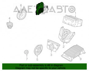 Сабвуфер Ford Focus mk3 11-18