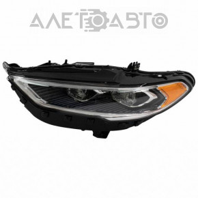 Фара передняя левая в сборе Ford Fusion mk5 17-20 LED, с DRL, песок