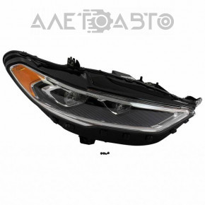 Фара передняя правая в сборе Ford Fusion mk5 17-20 LED, с DRL, песок, скол, слом креп