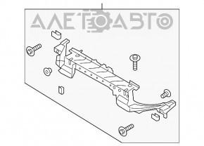 Опора радиатора верхняя Ford Fusion mk5 17-20 пластик отломана часть