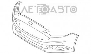 Бампер передний голый Ford Fusion mk5 17-18