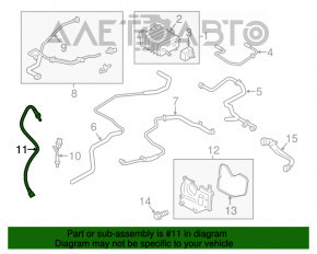 Лямбда-зонд второй Ford Edge 15-20 2.0T