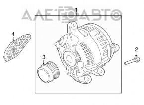 Generatorul Ford Fusion mk5 13-20 2.0T 2.5