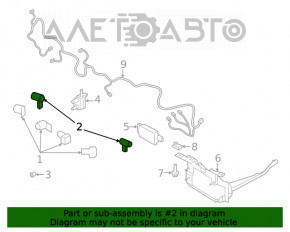 Senzor de parcare frontal Ford Edge 19 - lateral.