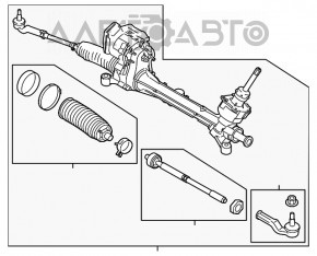 Bară de direcție Ford Transit Connect MK2 13- bază lungă