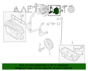 Масляный охладитель ДВС Ford Escape MK4 20- 1.5T