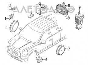 Динамик торпедный Ford Explorer 20-