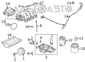 Supapa de accelerație Ford Mustang mk6 18- 5.0