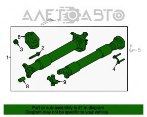 Arborele cardanic pentru Ford Mustang mk6 18- 2.3T