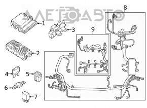 Крышка блока предохранителей подкапотная Ford Escape MK4 20 новый OEM оригинал