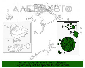 Amplificator de vidare Ford Escape MK4 20- 1.5T