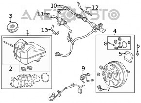 Amplificator de vidare Ford Escape MK4 20- 1.5T