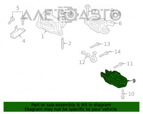 Pernele motorului din spate Ford Escape MK4 20-22 1.5T FWD