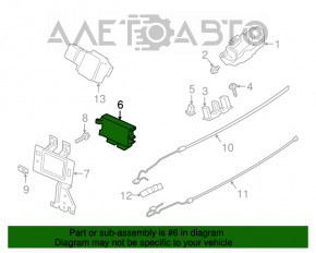 Controlul electric al portbagajului Ford Escape MK4 20-