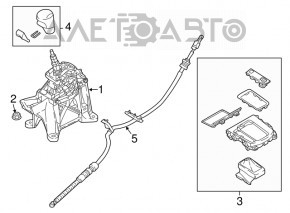 Cablu de transmisie automată Mazda CX-5 17-