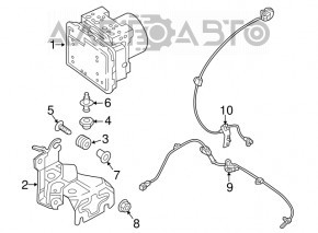 ABS ABS Mazda CX-5 17- sub radar