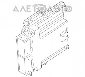 Блок ECU компьютер двигателя Ford Edge 19- 2.7T