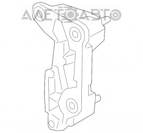 Suport arbore intermediar Ford Edge 19-21 2.0T