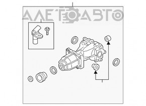 Задний дифференциал редуктор Ford Edge 19- 2.0T AWD