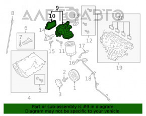 Corpul filtrului de ulei Ford Edge 19- 2.0T